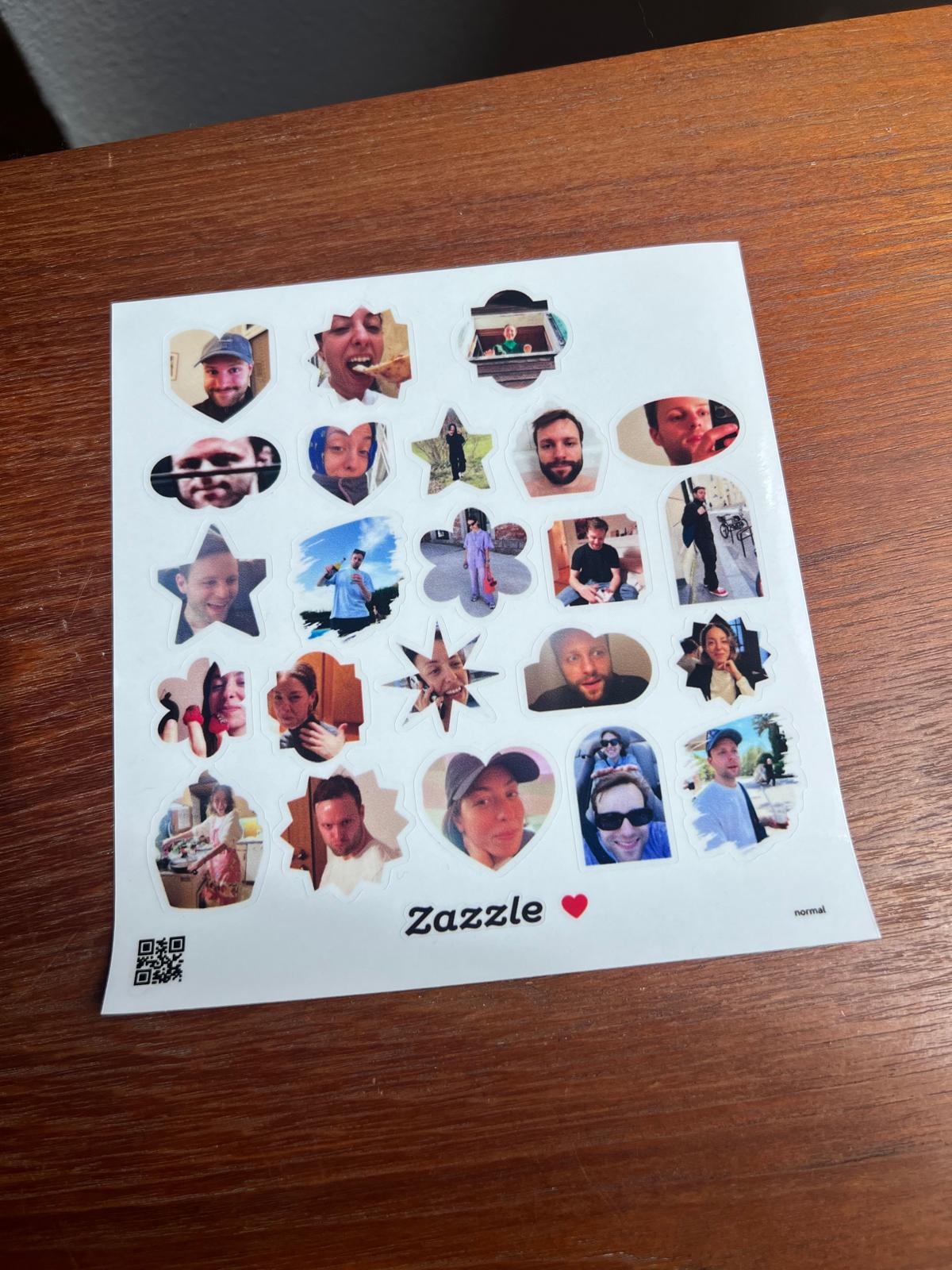 Sticker-Bogen